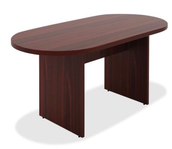 Lorell Furniture Chateau Series Mahogany 6' Oval Conference Table